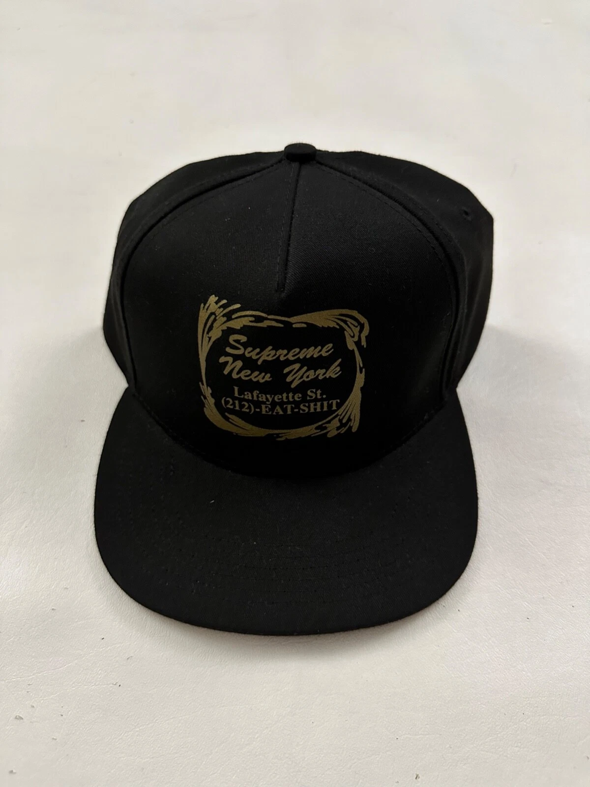 Casquette Snapback graphique noire Supreme New York taille unique