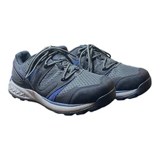 Propet Vercors Waterproof Men's 8.5 5E Black Blue Grey Athletic Shoes Wide