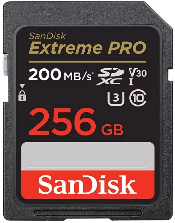 SanDisk 256GB Extreme PRO SDXC UHS-I V30 4K U3 Class 10 SD Card - Image 2 of 2