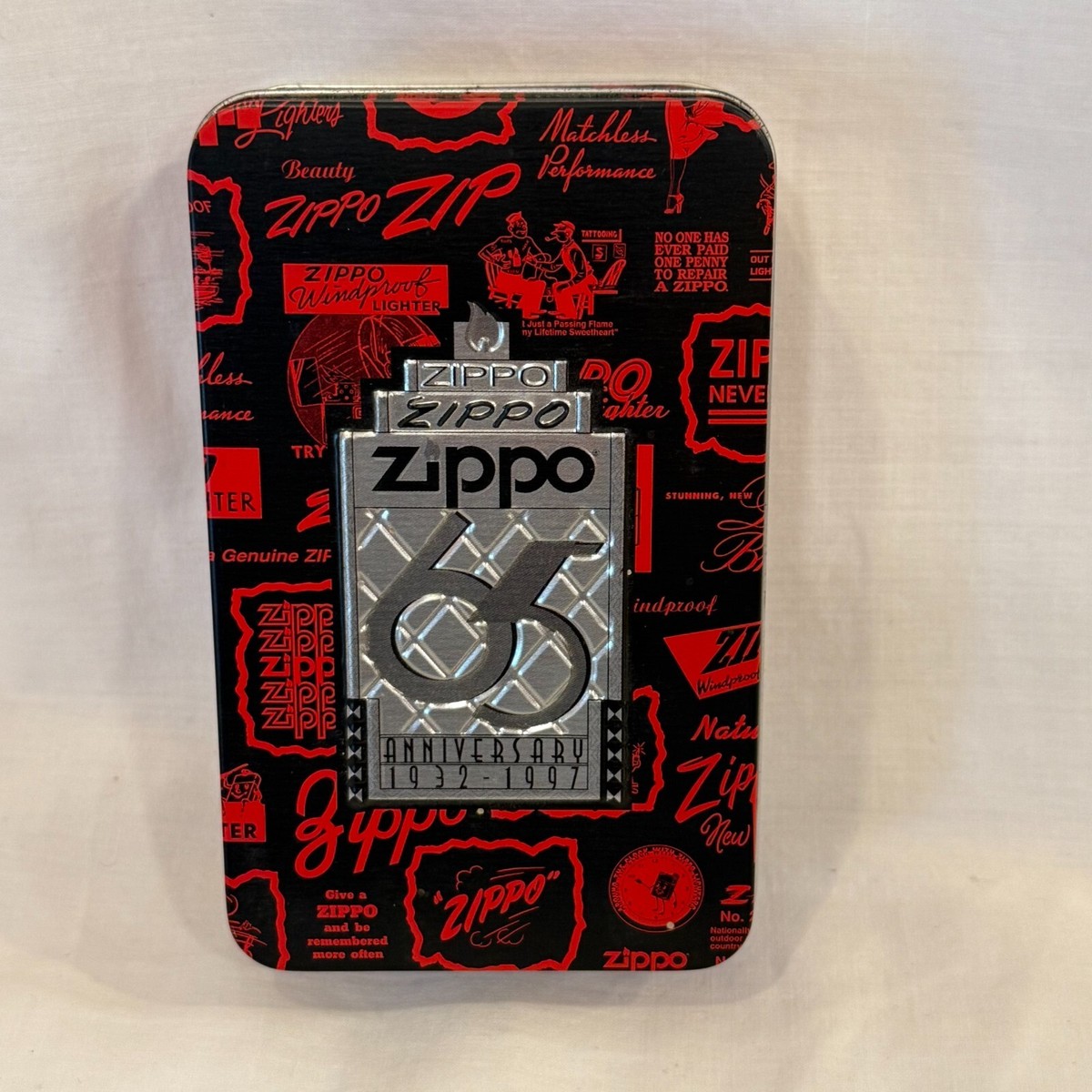 65周年記念zippo＆D-DAY未開封品 ZIPPO (ジッポ) ZIPPO 65周年記念モデル 未着火 卓上スタンド