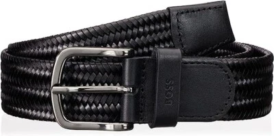 HUGO BOSS Men's Belt Sash-EL-Wn_Sz35 50487001, Black1, Black Size 105/XL - Bild 1 von 4