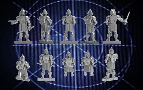 Cylon Warriors X10 set 2 battlestar Galactica 28mm stargrave starsaga - Picture 2 of 2