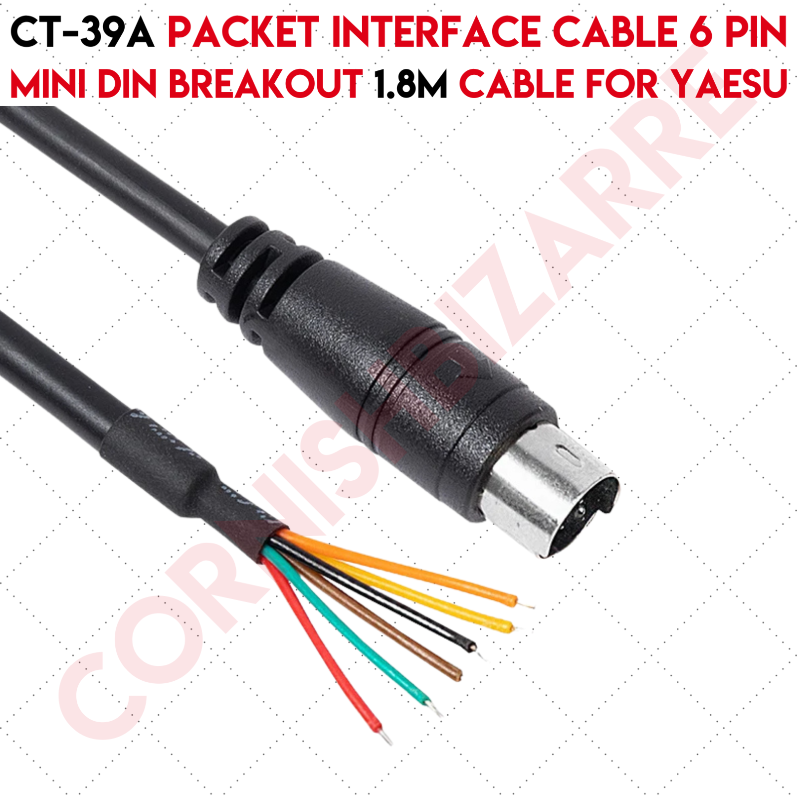 CT-39A PACKET INTERFACE CABLE FT-450D FT-8800R FT-991 FT-817 FT-897D FT ...
