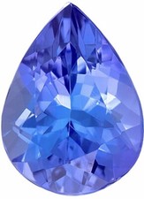 Magnifique TANZANITE de 0.65 Carats , taille poire