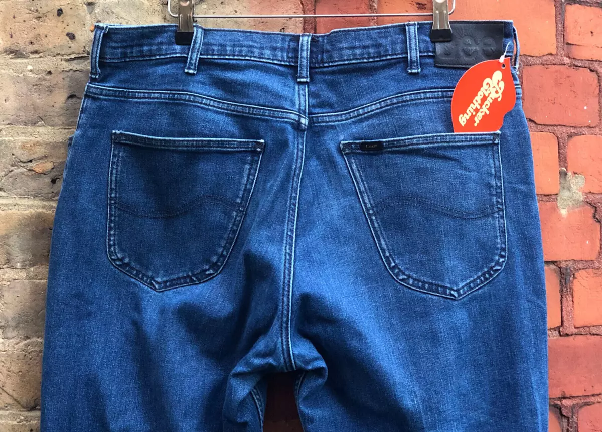 LEE Jeans BROOKLYN STRAIGHT Fit LYCRA Denim Zip Fly Mens W36 L32 P21