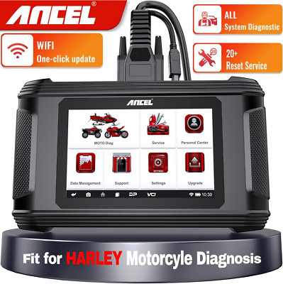 ANCEL MT510 Motorrad-Diagnosegerät passend für Harley All System OBD2 Scanner