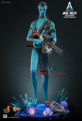 Hottoys 1/6 Mms684 Jake Sully Deluxe Ver. Avatar 2: The Way Of Water 45cm Action