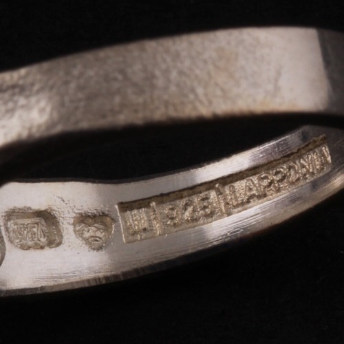 LAPPONIA Sterling Ring.Sung. Silver. FINLAND. Björn Weckström. F9. 2007 - Picture 5 of 6