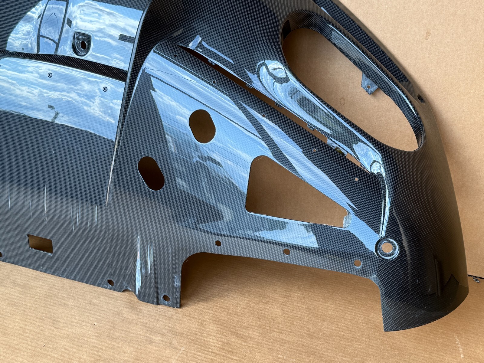2020-2025 Ferrari Roma F169 Rear Carbon Fiber Diffuser OEM 832934589