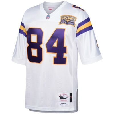 Minnesota Vikings Randy Moss #84 Mitchell & Ness White 2000