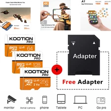 4PCS 32G 64G 128G 256GB Memory Card Class 10 Micro SD Card For Camera Phone Lot