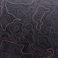 Infused KYDEX® Sheet - Topographic Map­ Camo Series - (Multiple Sizes Available)