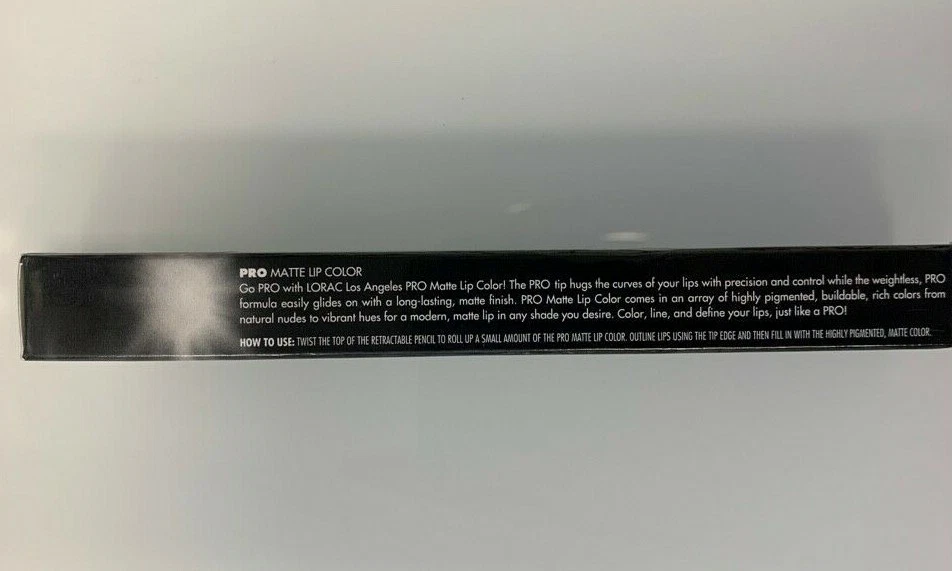 LORAC PRO Color de Labios Mate Rosa - Altamente Pigmentado Suave Tamaño Completo .03 OZ / 1g  Foto 2 de 4