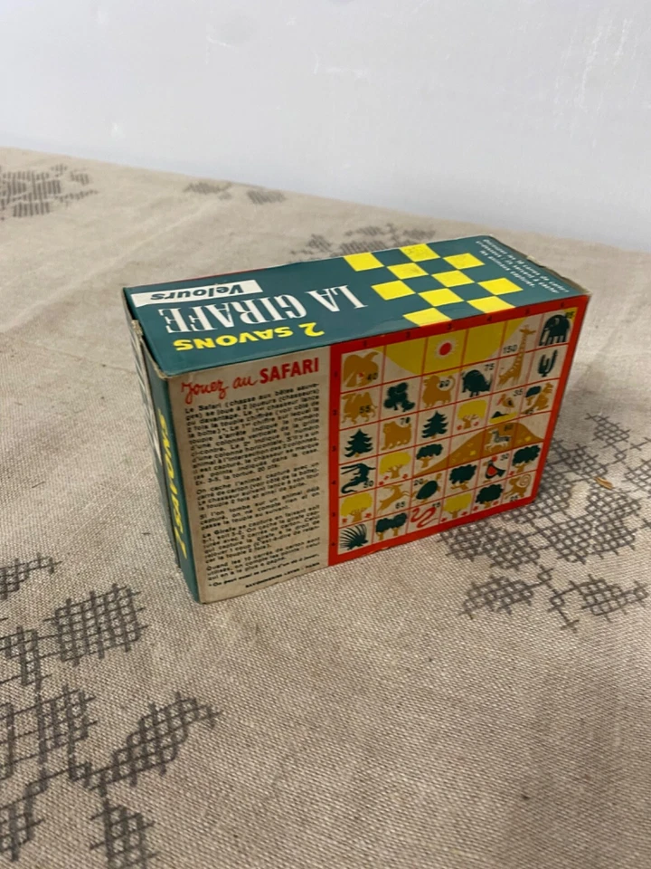 Ancienne boîte à savon la girafe velours avec boîte d’origine très sympathique - Photo 4/4