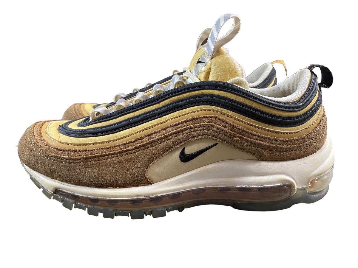 Nike Air Max 97 Shipping Box Bar Code 921826-201 Brown Size UK