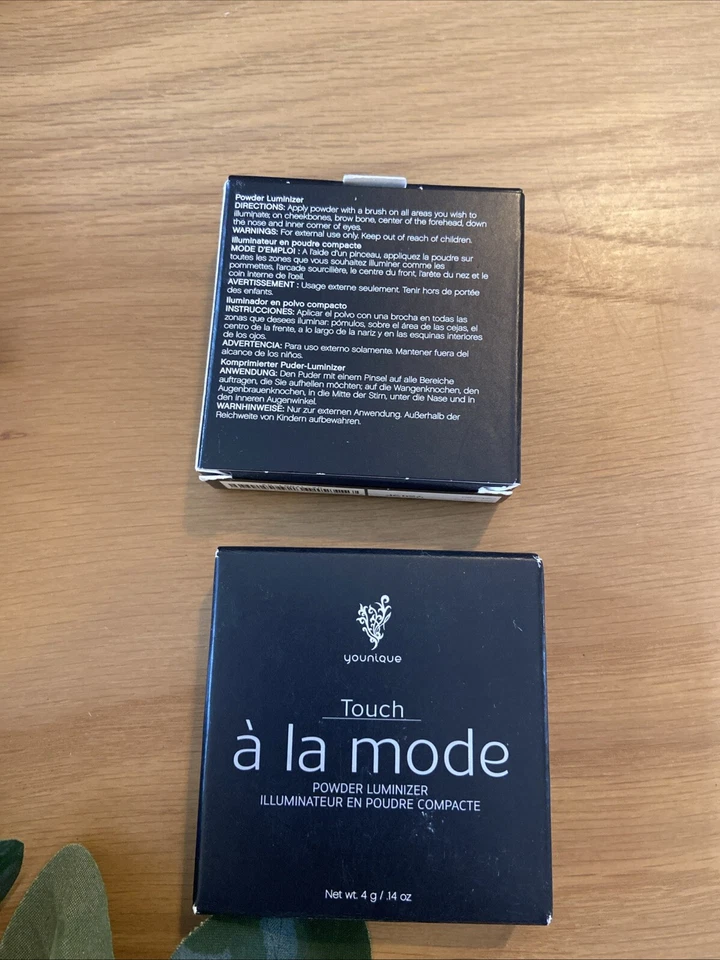 NEW LOT OF 2 🌸 Younique Touch A La Mode POWDER LUMINIZER BENEVOLENT - Image 2 of 3