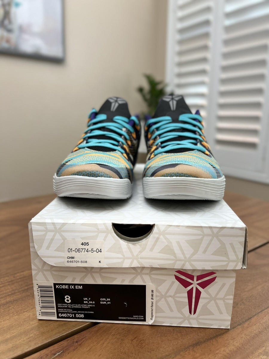 Kobe 9 IX EM Low Unleashed Pop Art - Men Size 8 - Brand New