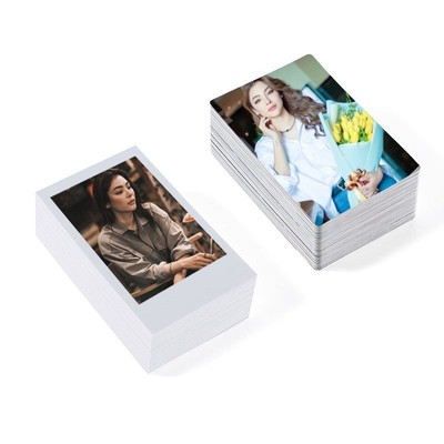 Love Filling Blank Faye Same 3-inch Rounded Corner Photos for Small Cards
