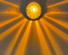 JML 1157 AMBER LED Bulb ONLY 2 Wire for Watermelon Glass Lens (SET/2)