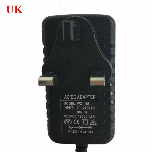 12V 1.5A AC/DC UK Power Supply Safety Charger For Lights CCTV Camera Monitor - Afbeelding 8 van 13