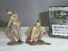 FIGARTI ETA041 BRITISH ARMY HERE THEY COME WORLD WAR TWO METAL TOY SOLDAT SET