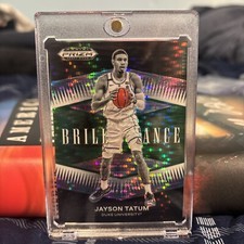 2022 Panini Prizm Draft Picks Brilliance , Jayson Tatum, Green Pulsar, 09/25 