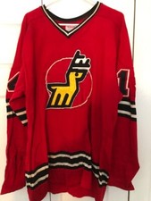 Guy Trottier Barry Legge 1974-75 Michigan Stags WHA Game Worn Used Jersey RARE