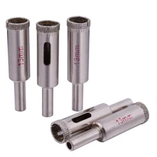 5Pcs 1/2" 13mm Diamond Tile Hole Saw Drill Bits Masonry Tools for Stone Glass