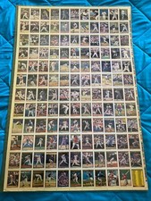 1991 O-PEE-CHEE PREMIER BASEBALL CARDS UNCUT SHEET KEN GRIFFEY JR / FRANK THOMAS