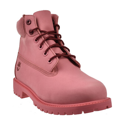 Timberland 6 Inch Premium Little Kids' Boots Medium Pink Nubuck