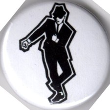SKA MAN Pin Button Badge 25mm - WALT JABSCO - MADNESS - SPECIALS 2TONE SELECTER