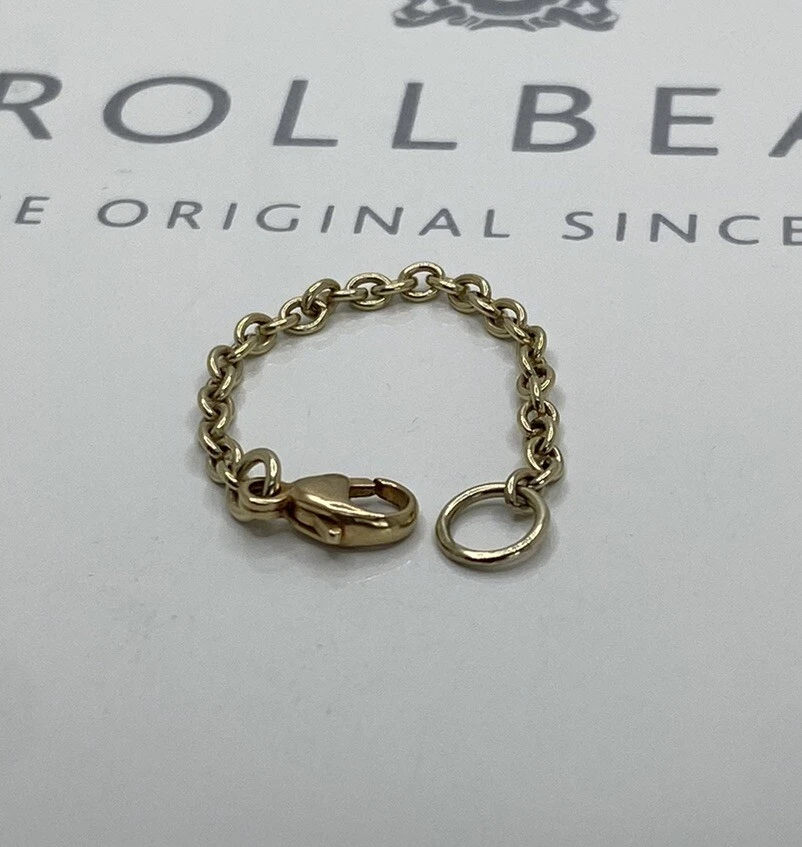 Безопасная цепочка из золота с бусинами-троллями - Изображение 2 из 4