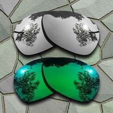 US Silver Jade Green Lenses Replacement For-RB2132-55mm Polarized