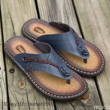 Summer Men's Flip-flops Outdoor Comfortable Slippers Casual Beach Flats Slides
