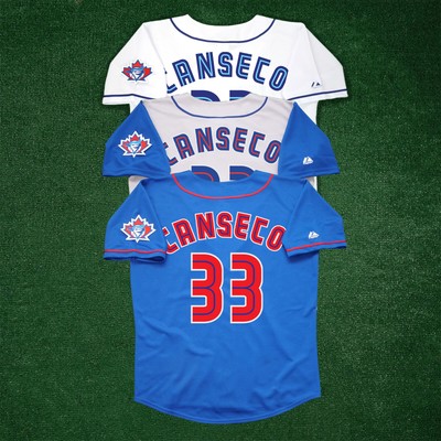 Jose Canseco 1998 Toronto Blue Jays Home/Road/Alt Men's Jersey w/ Team Patch