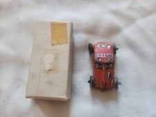 TIN-LITHO Tiny MINIATURE VEHICLE 1 INCH - RED FIRE CHIEF - MADE IN JAPAN Metal