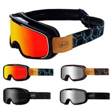 Occhiali Casco Moto Retrò Vintage Cruiser Antivento Occhiali di Sicurezza Occhiali