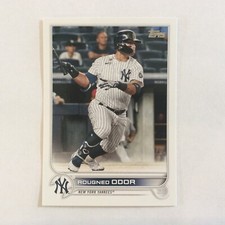 2022 Topps #5 Roughned Odor New York Yankees