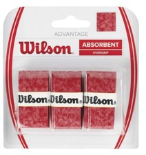 Image of 3 Wilson Advantage Grips/Overgrips - Black - Free P&P