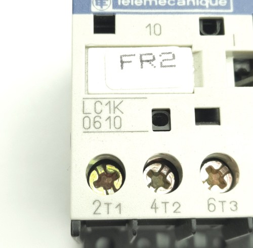 Menge 2 Telemecanique LC1K610 Mini-Schütz, 3-polig, 690 V 20 A, 48 V Wechselstromspule - Bild 2 von 6