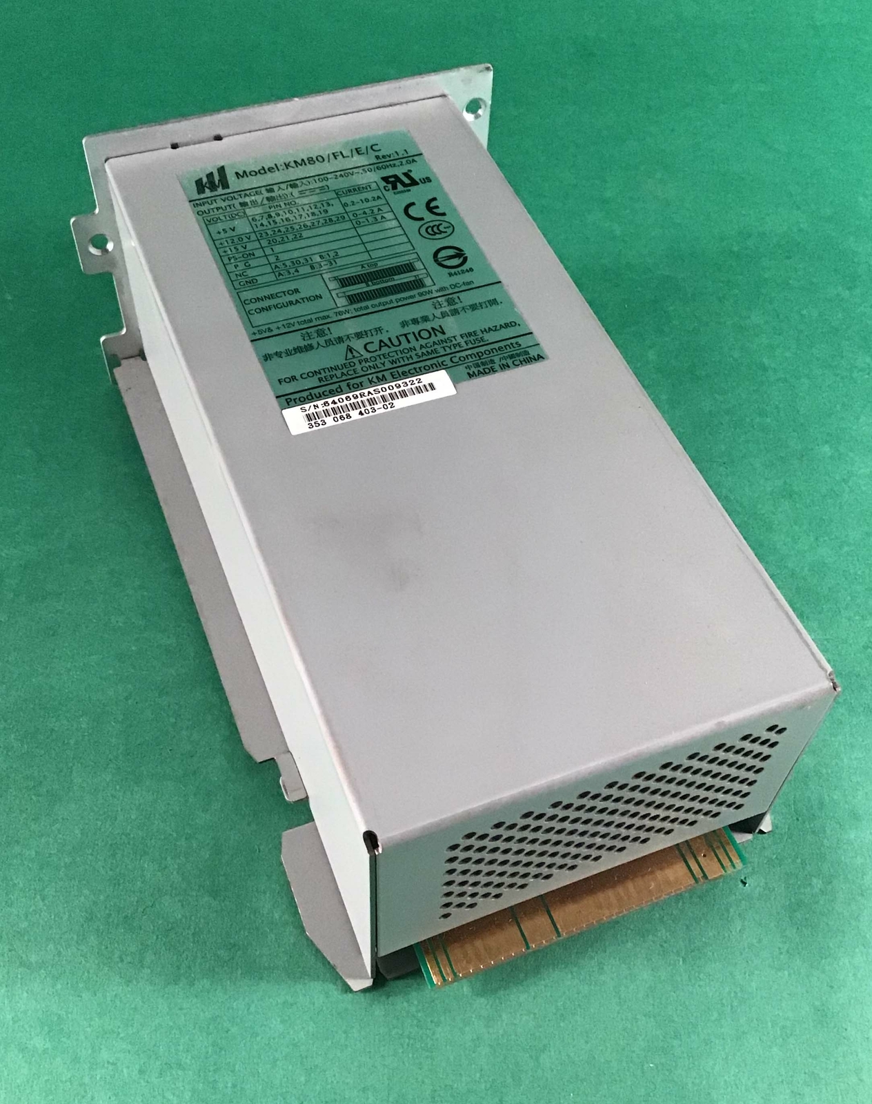 Km Km80/fl/e/fp Power Supply for HP 1/8 G2 Autoloader SMPS for  