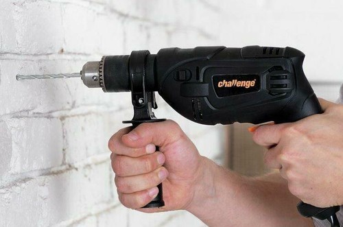 Challenge Corded Impact Drill 500W for Any Wood Steel Masonry Drill