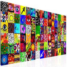 Pop Art Paris Modern VLIES LEINWAND DEKO BILDER WANDBILDER XXL WOHNZIMMER