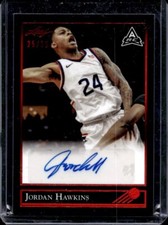 Jordan Hawkins UConn Basketball Leaf Rookie Autograph Card Auto /25 Pelicans NBA