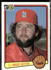 1983 Donruss baseball #40 BRUCE SUTTER St. Louis Cardinals HoF