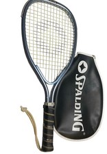 VTG Spaulding racquetball racquet with cover rare 3 15/16 Smasher 255 GMS