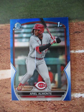 Ariel ALMONTE 2023 Bowman Blue Refractor #17/150 Reds Prospect ROOKIE SP #78