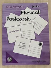 Musical Postcards Junior Clarinet Book By Mike Mower 