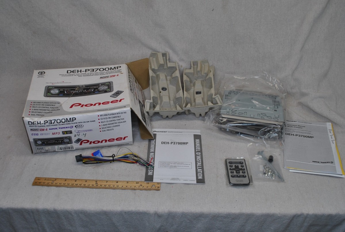 Pioneer DEH-P3700MP Old School CD Player New W/ Box and