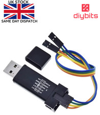 Mini ST-Link V2 stlink Emulator Downloader STM8 STM32 With Cover + Dupont Cable